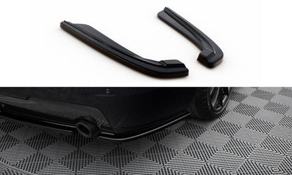 Diffusor Flaps passend für BMW 5er M-Paket Limousine /Touring F10/F11 (mit zwei Einzel Endstücken) schwarz Hochglanz