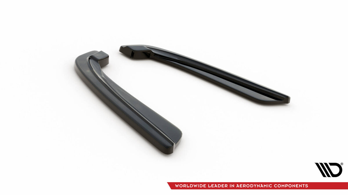 Diffusor Flaps passend für BMW 5er M-Paket Limousine /Touring F10/F11 (mit zwei Einzel Endstücken) schwarz Hochglanz