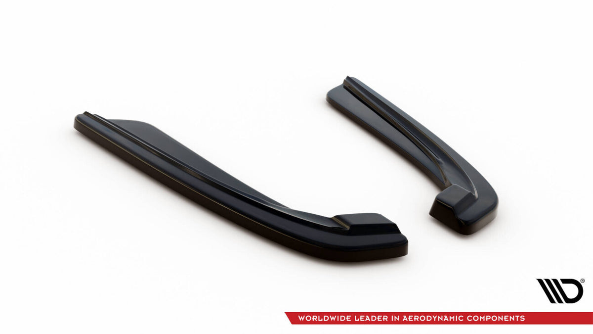 Diffusor Flaps passend für BMW 5er M-Paket Limousine /Touring F10/F11 (mit zwei Einzel Endstücken) schwarz Hochglanz