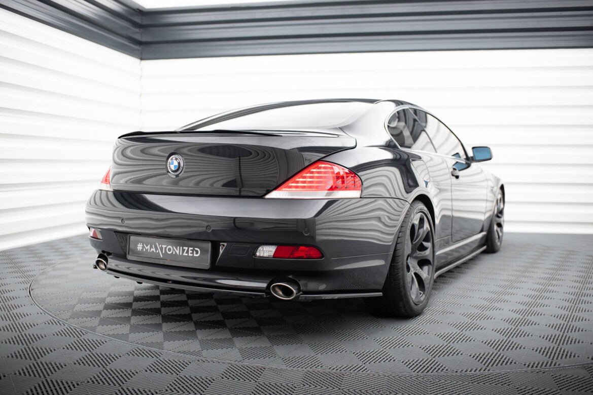 Diffusor Flaps passend für BMW 6er Coupe E63 / Cabrio E64 schwarz Hochglanz