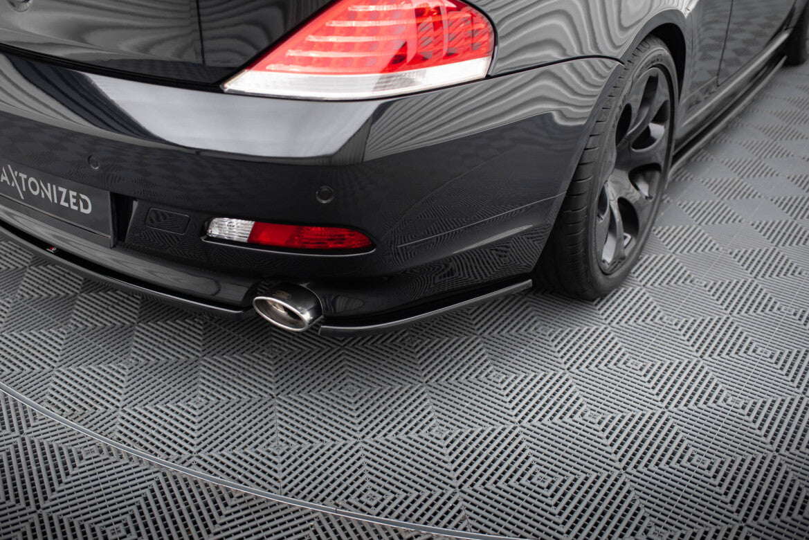Diffusor Flaps passend für BMW 6er Coupe E63 / Cabrio E64 schwarz Hochglanz