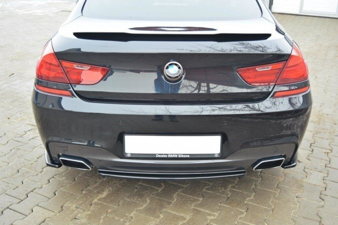 Diffusor Flaps passend für BMW 6er Gran Coupe M Paket schwarz Hochglanz