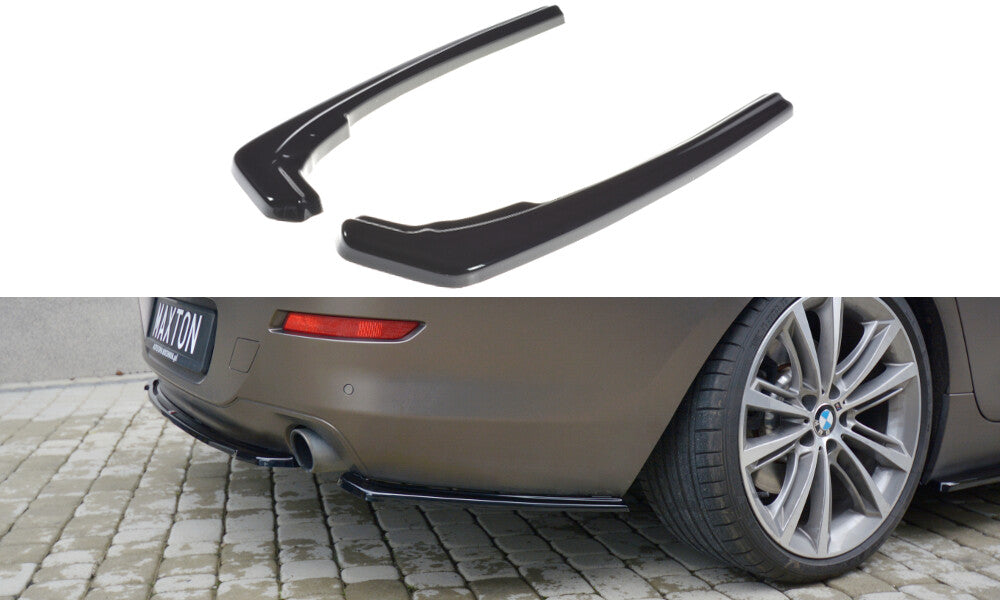 Diffusor Flaps passend für BMW 6er GRAN Coupe schwarz Hochglanz