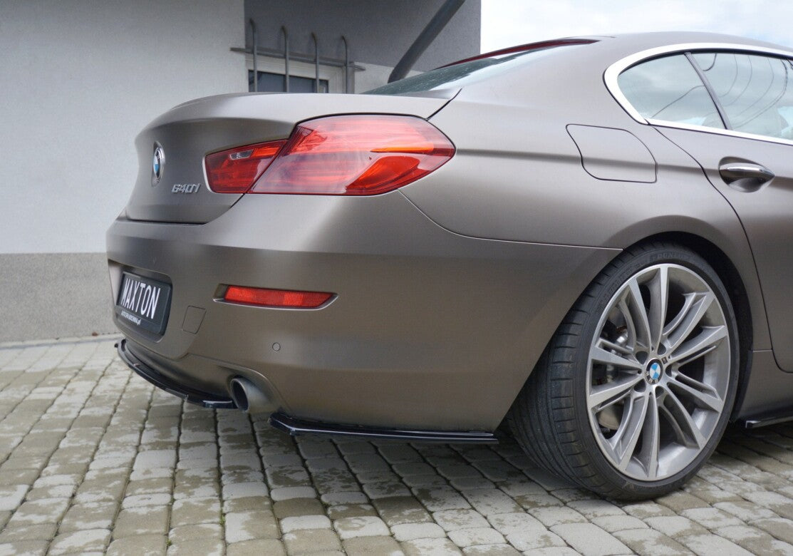 Diffusor Flaps passend für BMW 6er GRAN Coupe schwarz Hochglanz