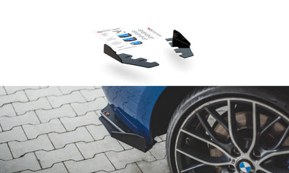 Diffusor Flaps passend für BMW M135i F20 schwarz Hochglanz