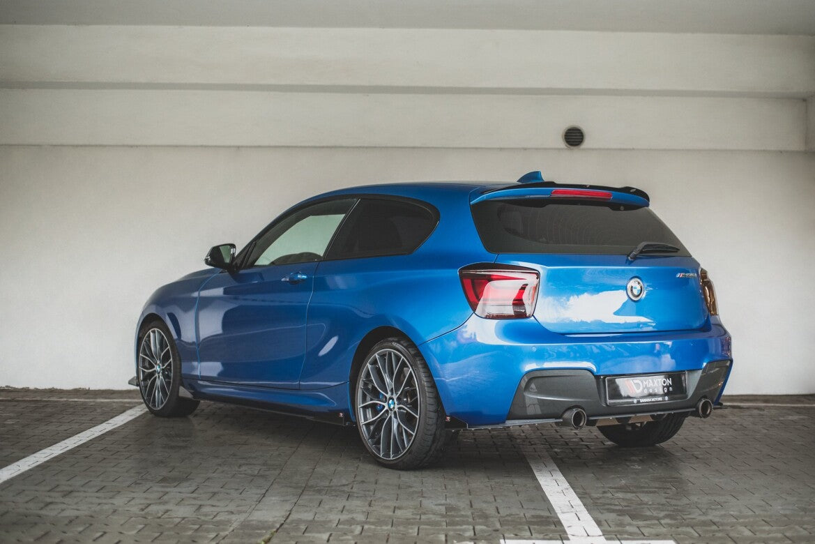 Diffusor Flaps passend für BMW M135i F20 schwarz Hochglanz