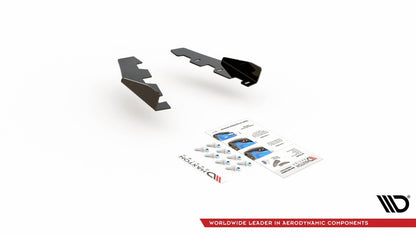 Diffusor Flaps passend für BMW M135i F20 schwarz Hochglanz