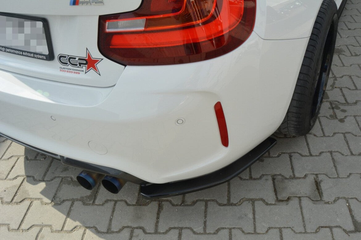 Diffusor Flaps passend für BMW M2 (F87) Coupe schwarz Hochglanz