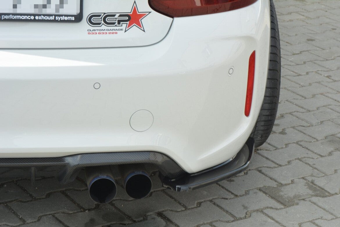 Diffusor Flaps passend für BMW M2 (F87) Coupe schwarz Hochglanz