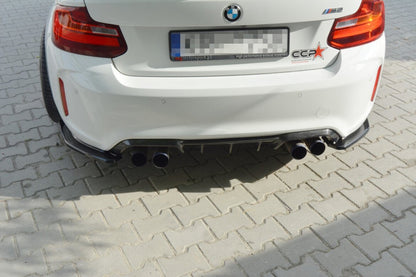 Diffusor Flaps passend für BMW M2 (F87) Coupe schwarz Hochglanz