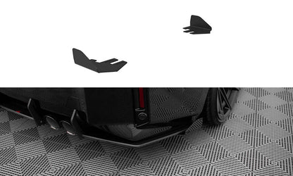 Diffusor Flaps passend für BMW M2 G87 schwarz Hochglanz