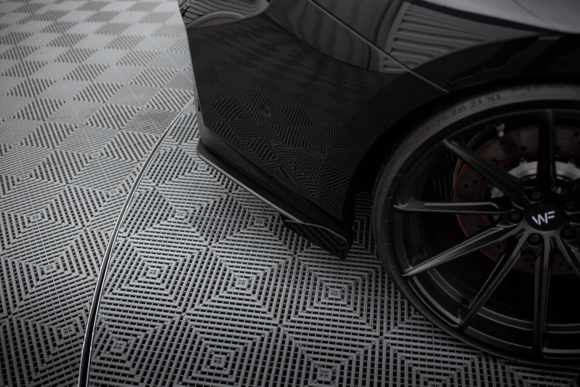 Diffusor Flaps passend für BMW M2 G87 schwarz Hochglanz