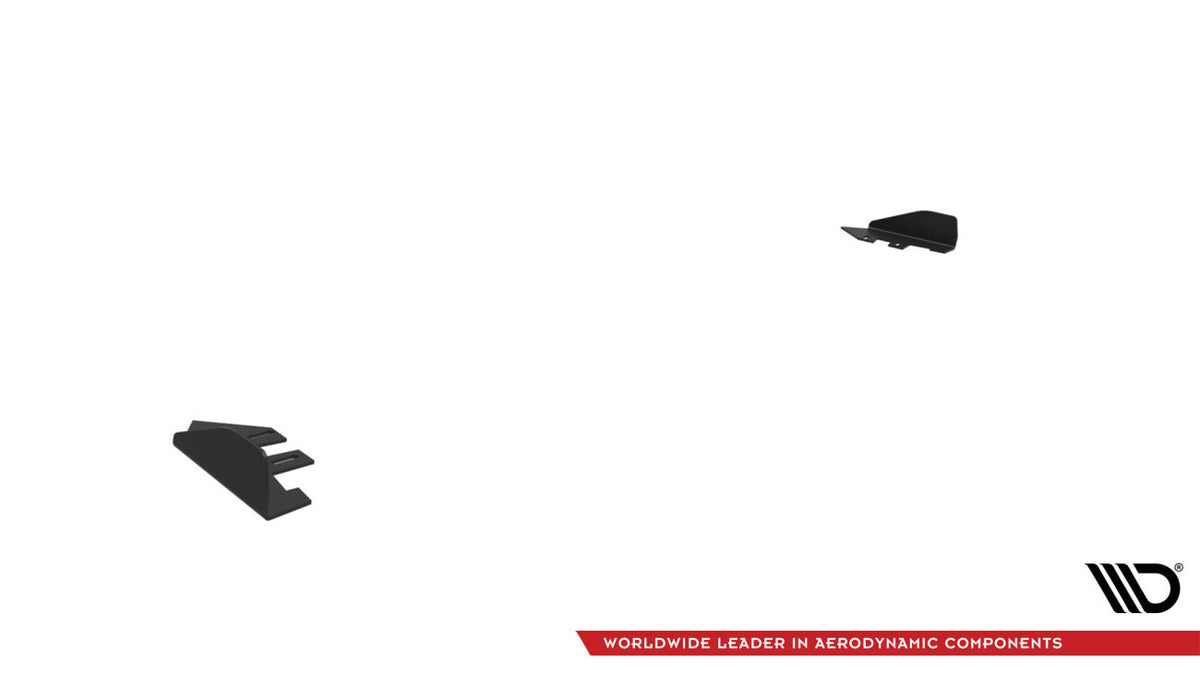 Diffusor Flaps passend für BMW M2 G87 schwarz Hochglanz