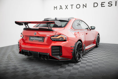 Diffusor Flaps passend für BMW M2 M-Performance G87 schwarz Hochglanz