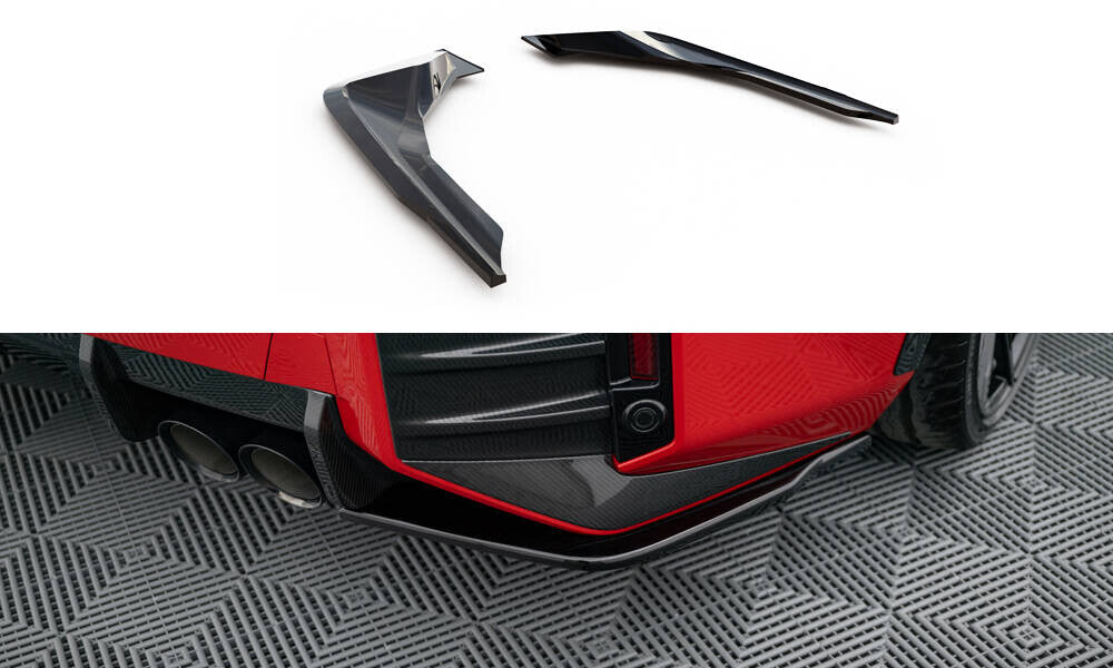 Diffusor Flaps passend für BMW M2 M-Performance G87 schwarz Hochglanz