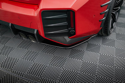Diffusor Flaps passend für BMW M2 M-Performance G87 schwarz Hochglanz