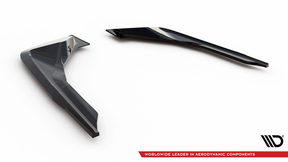 Diffusor Flaps passend für BMW M2 M-Performance G87 schwarz Hochglanz