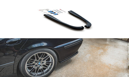 Diffusor Flaps passend für BMW M5 / 5 M-Paket E39 schwarz Hochglanz