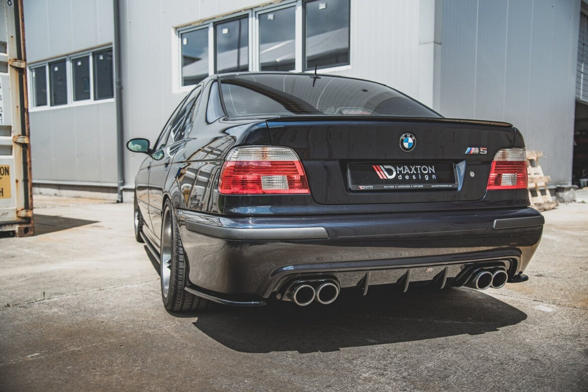 Diffusor Flaps passend für BMW M5 / 5 M-Paket E39 schwarz Hochglanz