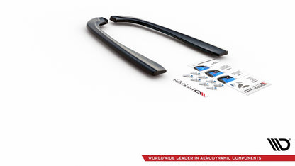 Diffusor Flaps passend für BMW M5 / 5 M-Paket E39 schwarz Hochglanz