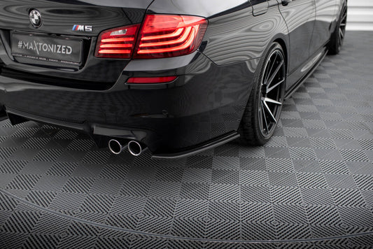 Diffusor Flaps passend für BMW M5 F10 schwarz Hochglanz