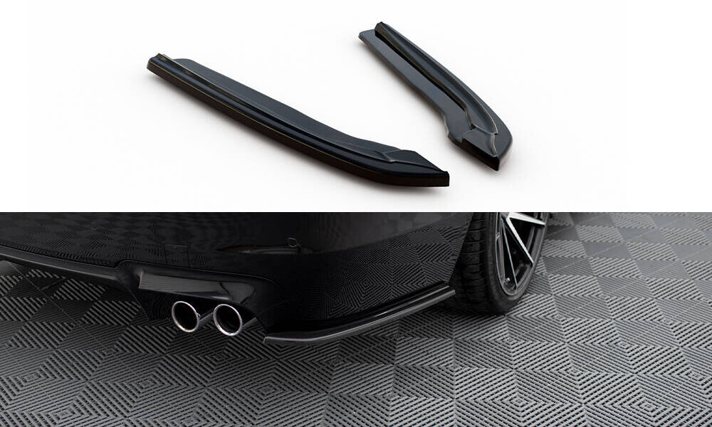 Diffusor Flaps passend für BMW M5 F10 schwarz Hochglanz