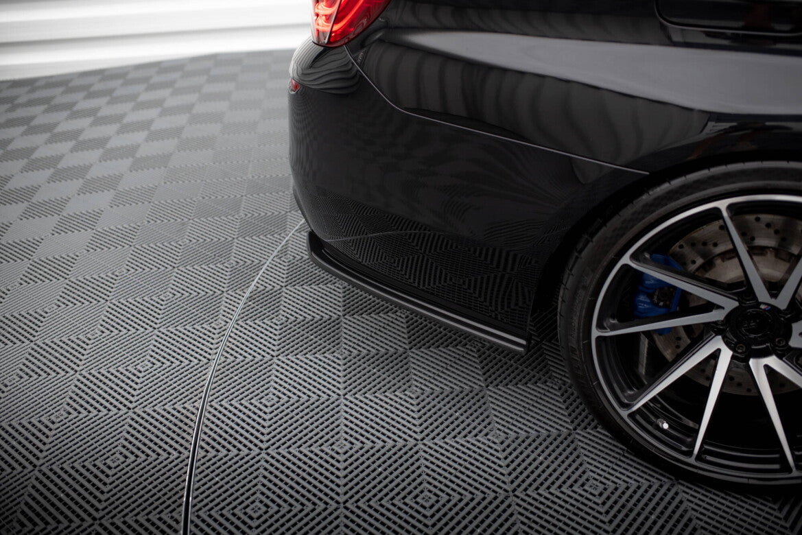 Diffusor Flaps passend für BMW M5 F10 schwarz Hochglanz