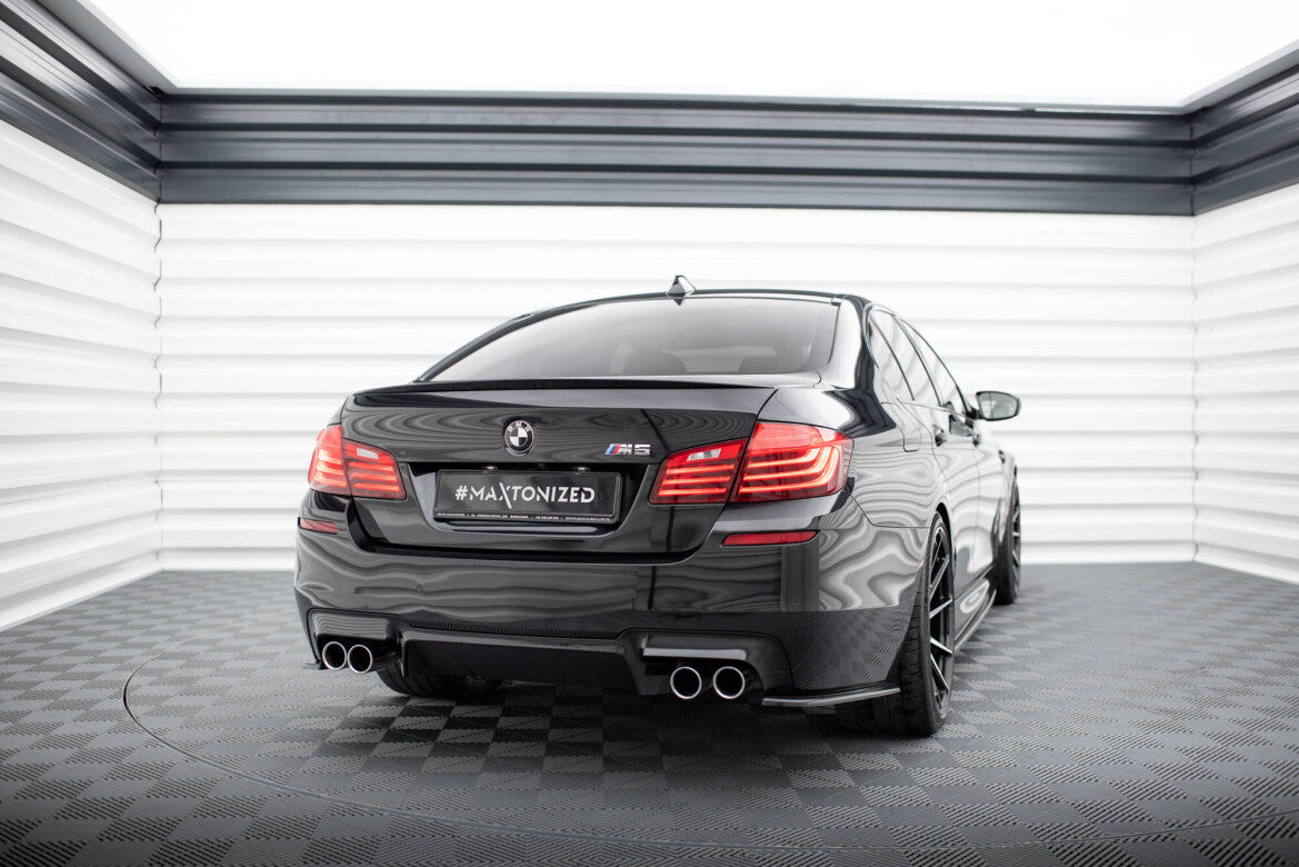 Diffusor Flaps passend für BMW M5 F10 schwarz Hochglanz