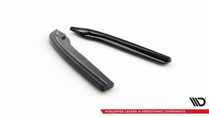 Diffusor Flaps passend für BMW M5 F10 schwarz Hochglanz