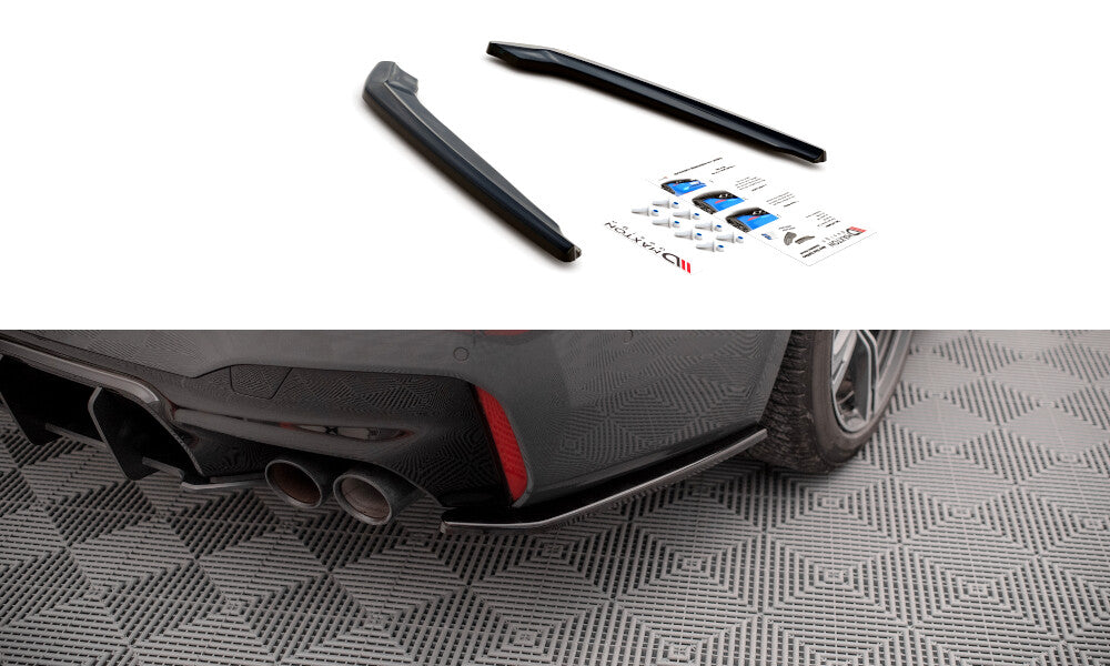 Diffusor Flaps passend für BMW M5 F90 schwarz Hochglanz