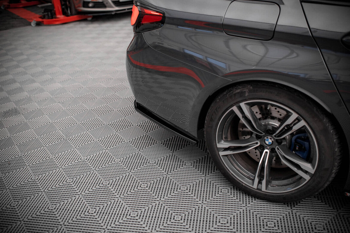 Diffusor Flaps passend für BMW M5 F90 schwarz Hochglanz