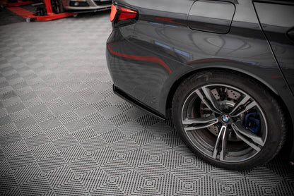 Diffusor Flaps passend für BMW M5 F90 schwarz Hochglanz