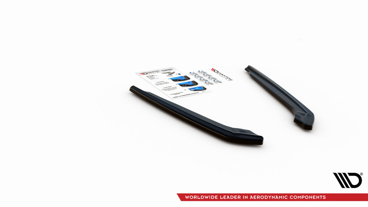Diffusor Flaps passend für BMW M5 F90 schwarz Hochglanz