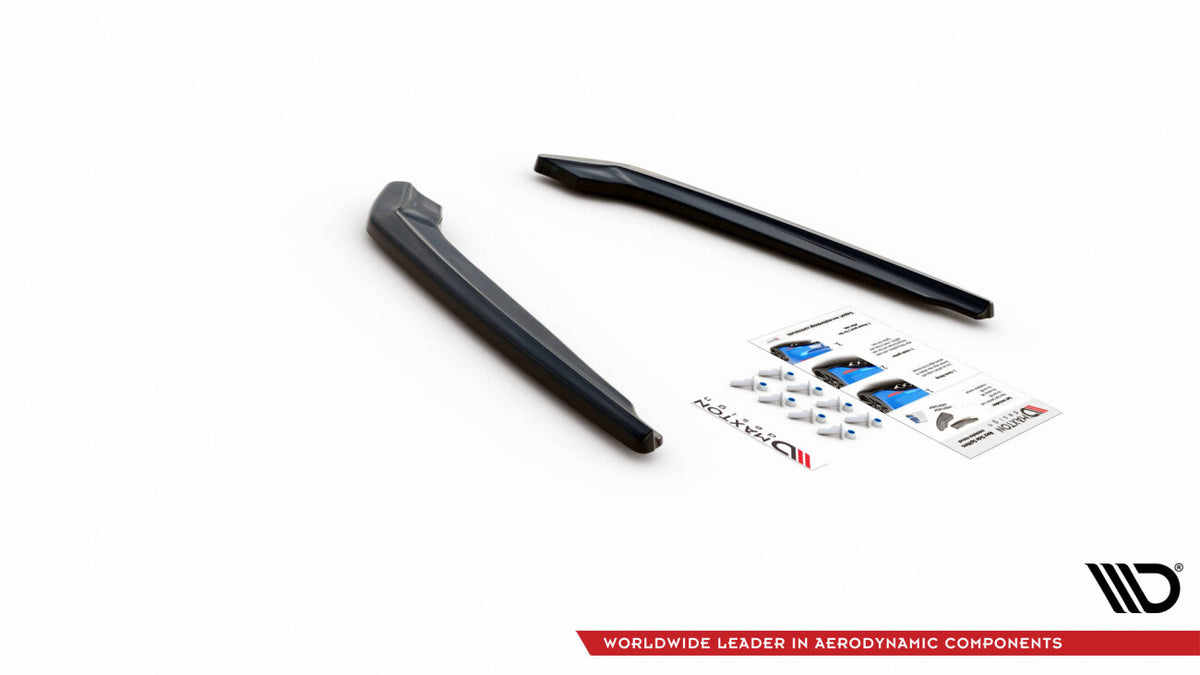 Diffusor Flaps passend für BMW M5 F90 schwarz Hochglanz