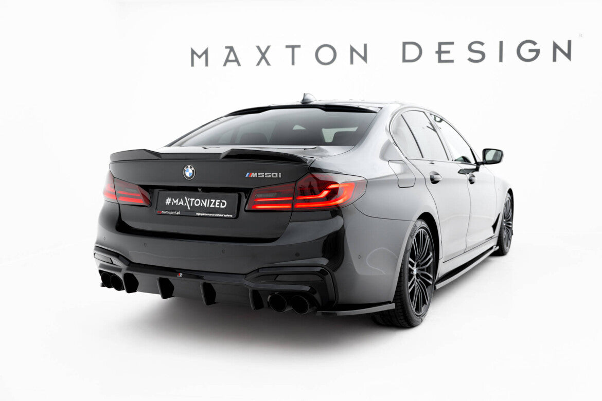 Diffusor Flaps passend für BMW M550i Limousine G30 schwarz Hochglanz
