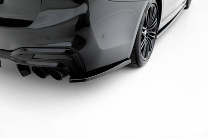 Diffusor Flaps passend für BMW M550i Limousine G30 schwarz Hochglanz