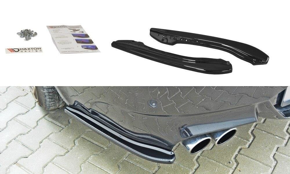 Diffusor Flaps passend für BMW M6 E63 schwarz Hochglanz