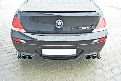Diffusor Flaps passend für BMW M6 E63 schwarz Hochglanz