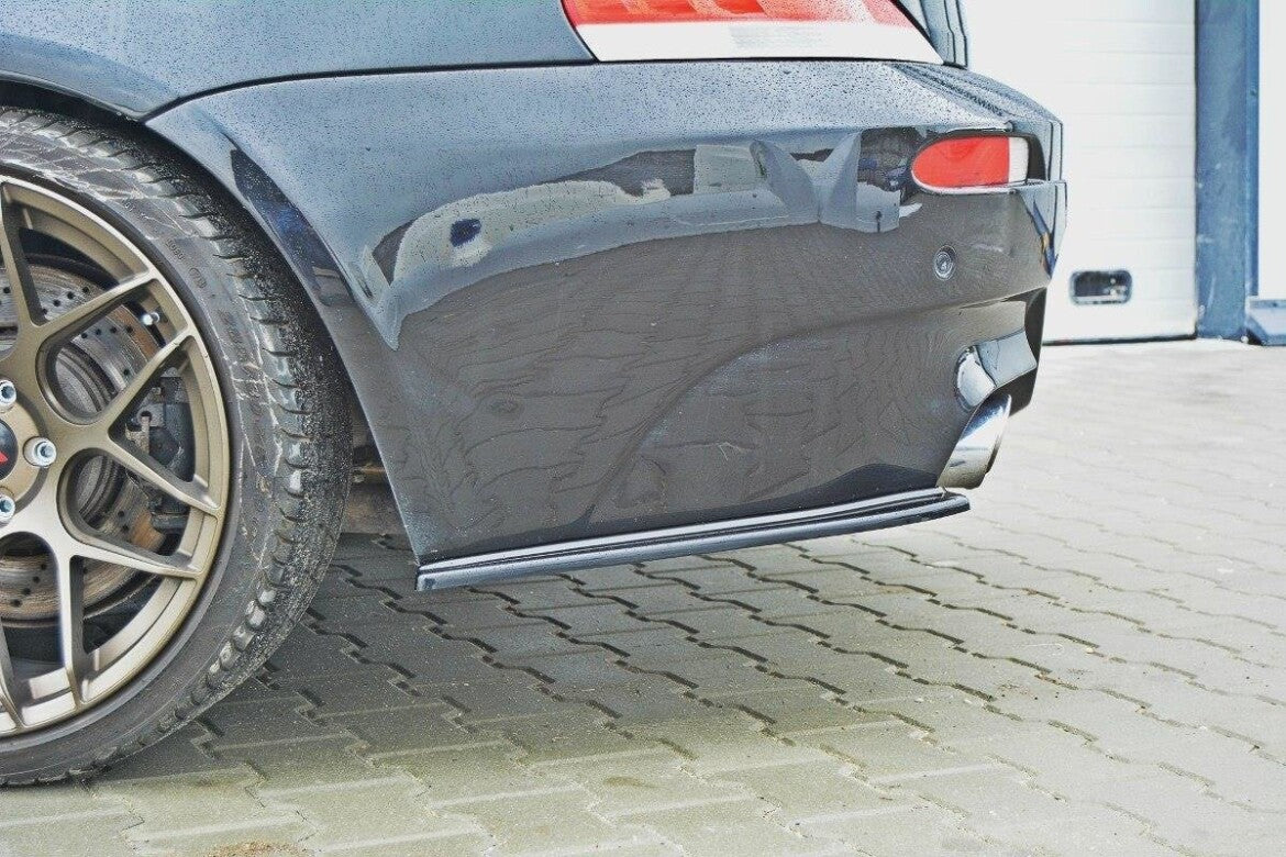Diffusor Flaps passend für BMW M6 E63 schwarz Hochglanz