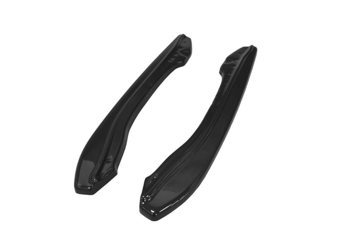 Diffusor Flaps passend für BMW M6 E63 schwarz Hochglanz