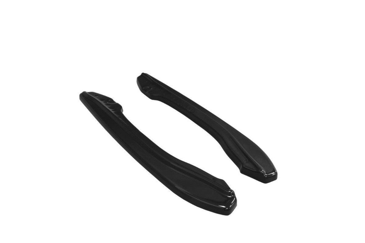 Diffusor Flaps passend für BMW M6 E63 schwarz Hochglanz
