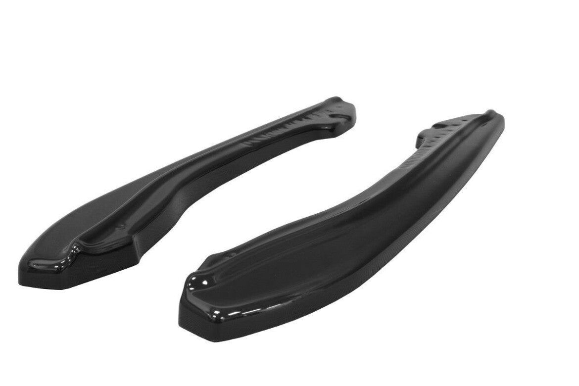 Diffusor Flaps passend für BMW M6 E63 schwarz Hochglanz