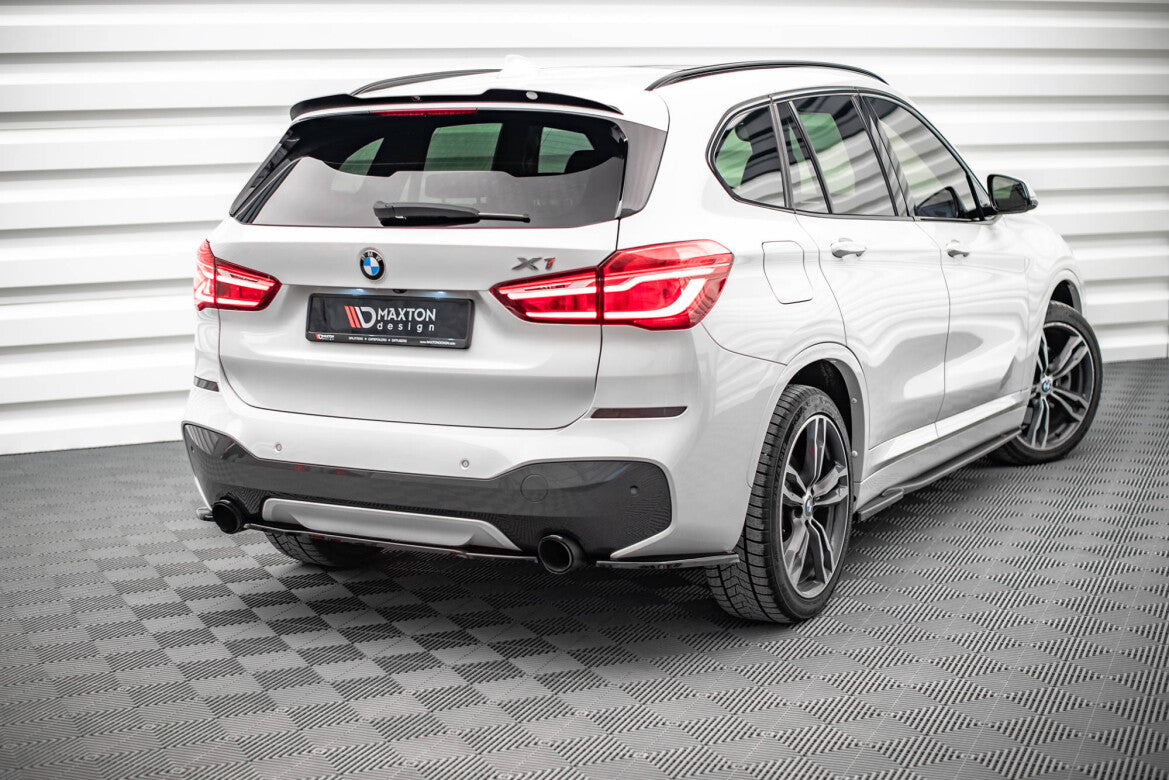 Diffusor Flaps passend für BMW X1 M-Paket F48 / F48 FL schwarz Hochglanz