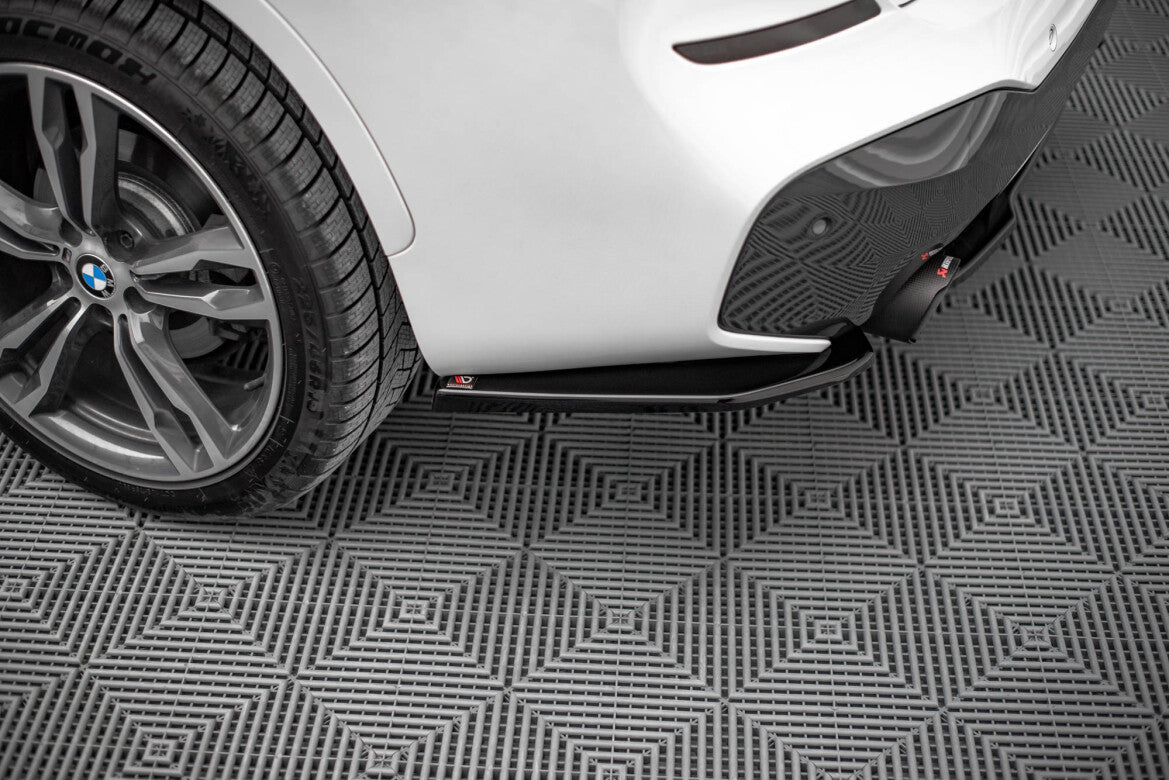 Diffusor Flaps passend für BMW X1 M-Paket F48 / F48 FL schwarz Hochglanz