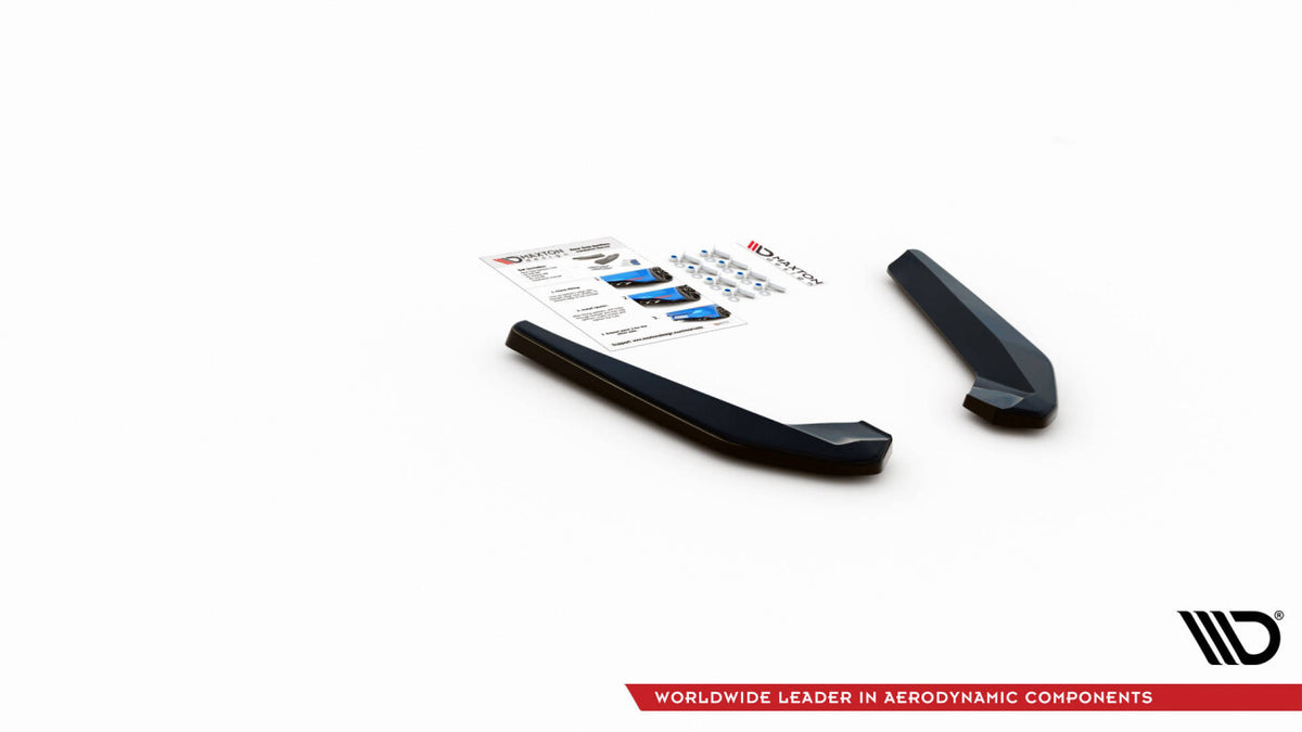 Diffusor Flaps passend für BMW X1 M-Paket F48 / F48 FL schwarz Hochglanz