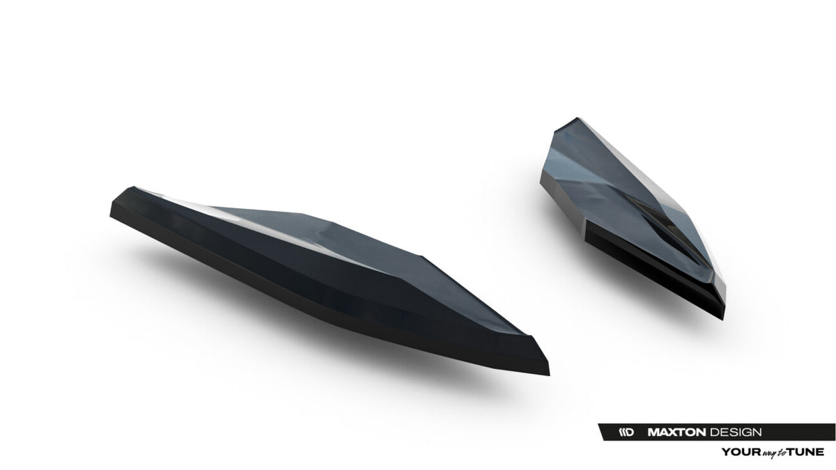 Diffusor Flaps passend für BMW X1 M35i U11 schwarz Hochglanz
