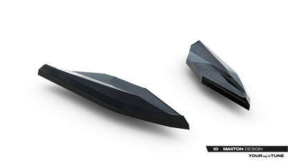 Diffusor Flaps passend für BMW X1 M35i U11 schwarz Hochglanz