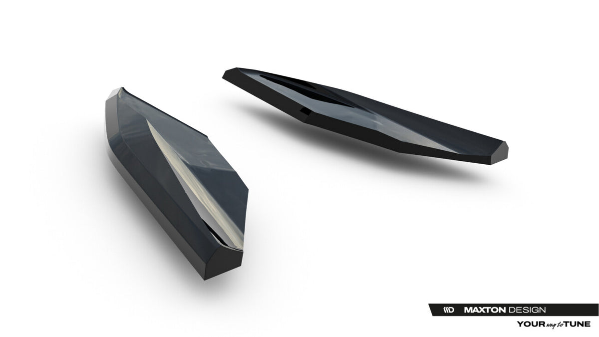 Diffusor Flaps passend für BMW X1 M35i U11 schwarz Hochglanz