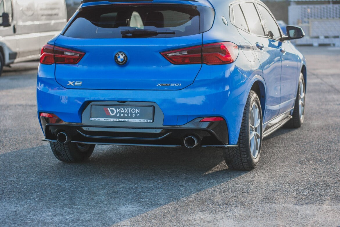 Diffusor Flaps passend für BMW X2 F39 M-Paket schwarz Hochglanz