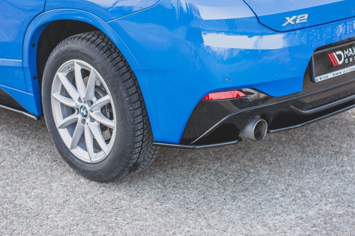 Diffusor Flaps passend für BMW X2 F39 M-Paket schwarz Hochglanz